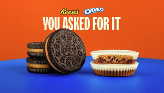 Oreo and Reese's are collaborating beginning in August and September with a pair of new products โ a peanut butter cup using Oreo chocolate and Oreo cookies filled with Reese's peanut butter