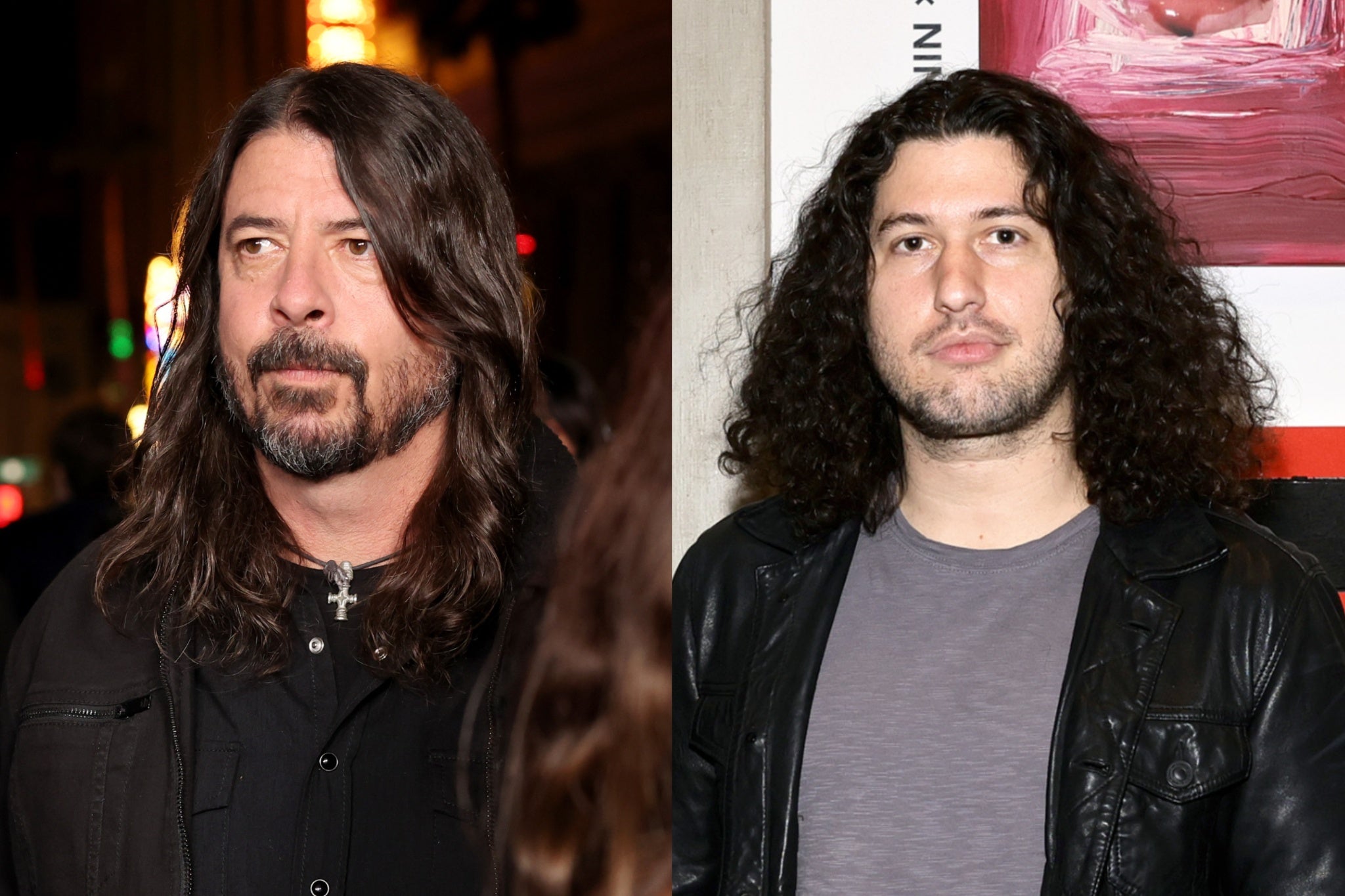 Dave Grohl and new Foo Fighters drummer Ilan Rubin