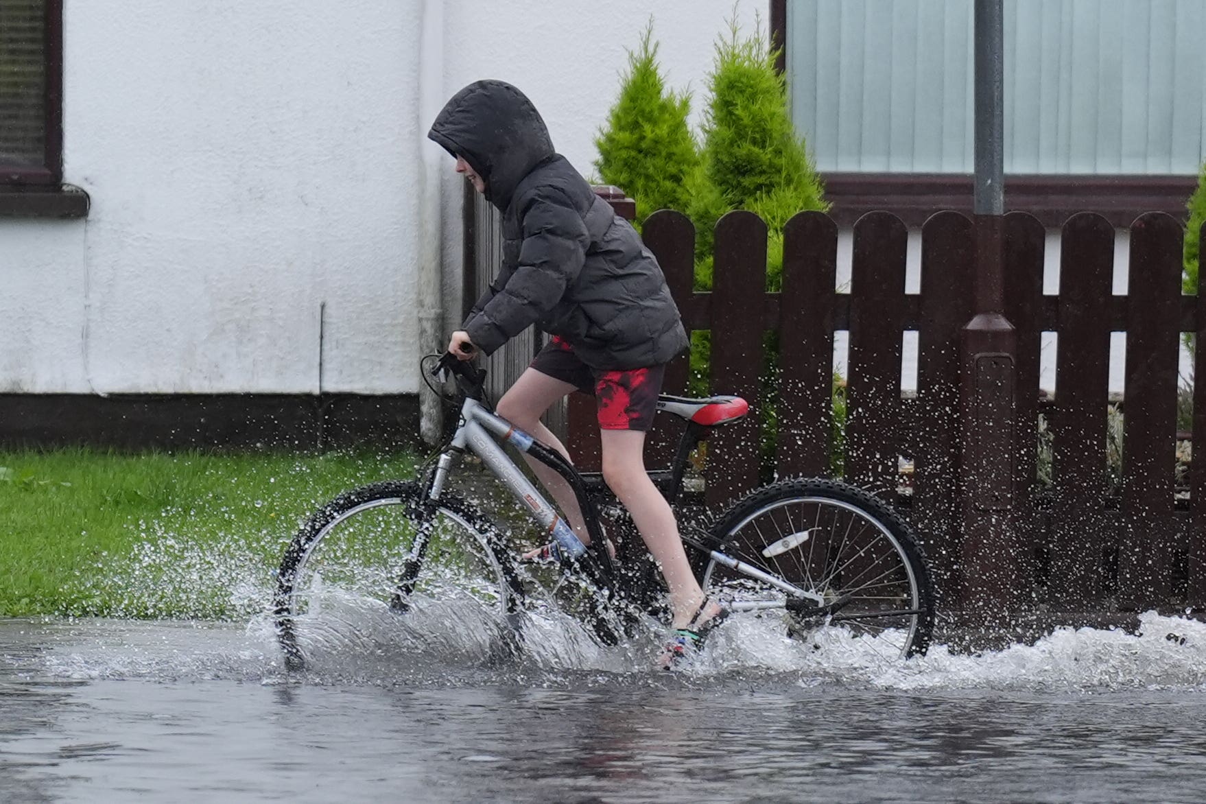 A thunderstorm warning will come into force on Thursday morning (Niall Carson/PA)