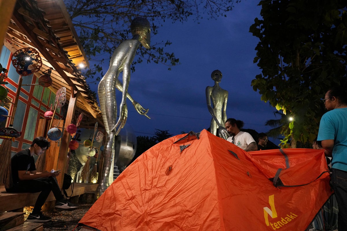 Photos show the cosmic calling of extraterrestrial enthusiasts at Indonesia's UFO Festival