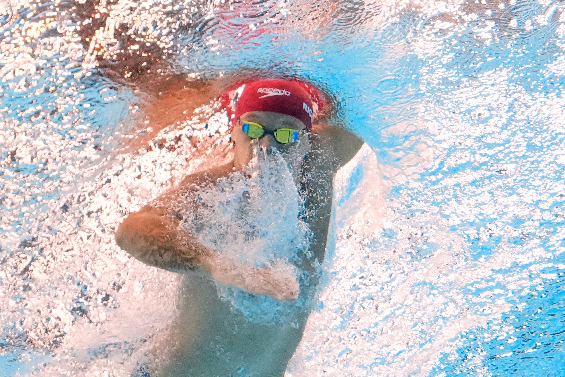 <p>Matthew Richards was one fourth of the gold-medal winning team</p>