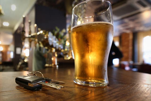 Drink-drive deaths in Britain have risen by 7% in 10 years, figures show (Philip Toscano/PA)