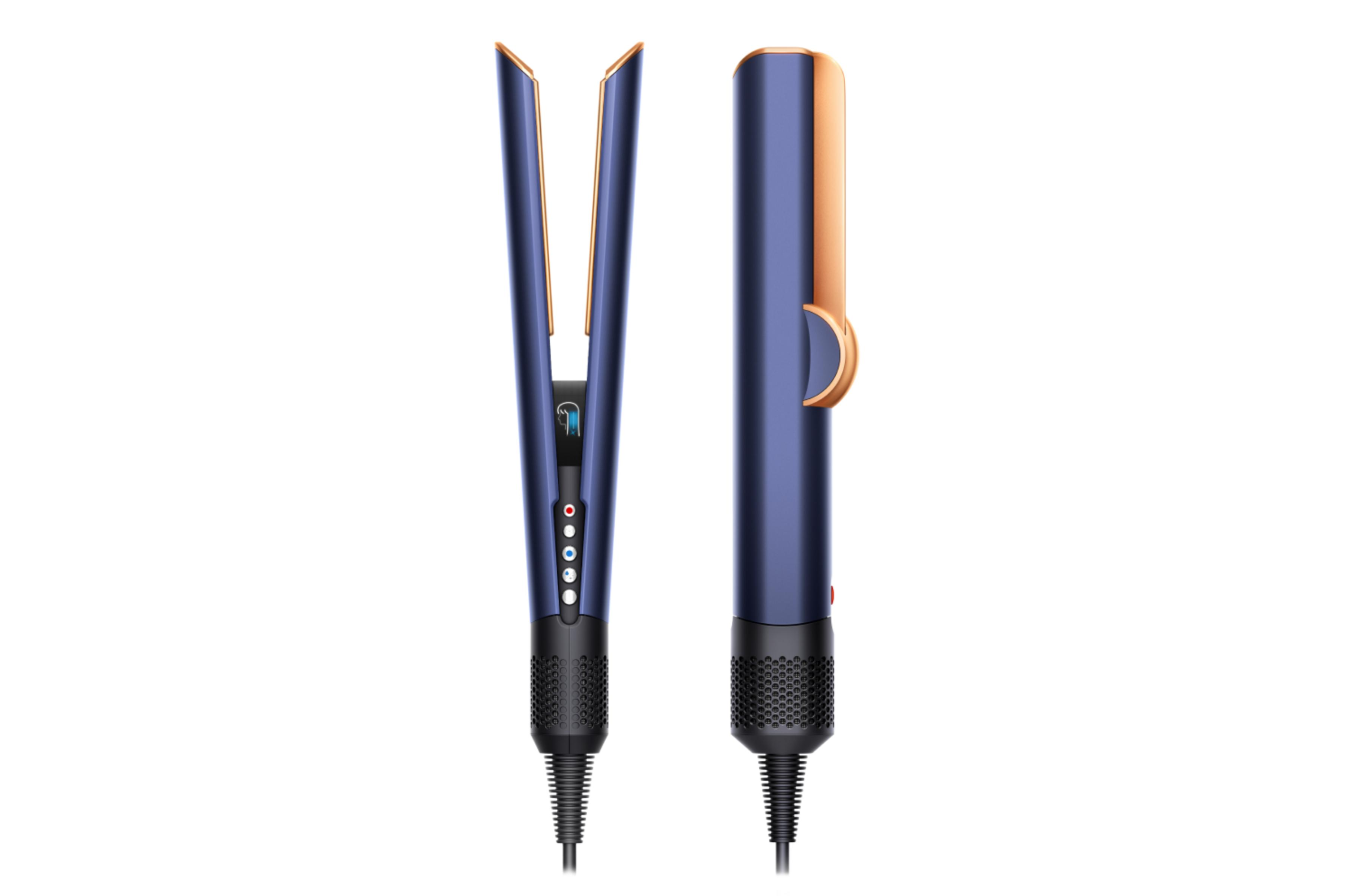 Dyson's airstrait uses airflow to simultaneously smooth hair and minimise heat damage