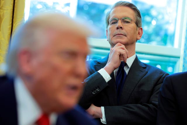 <p>Treasury Secretary Scott Bessent has announced the cancellation of all contracts with the consulting firm whose employee leaked details of the president’s tax return, causing its stock to tumble immediately</p>