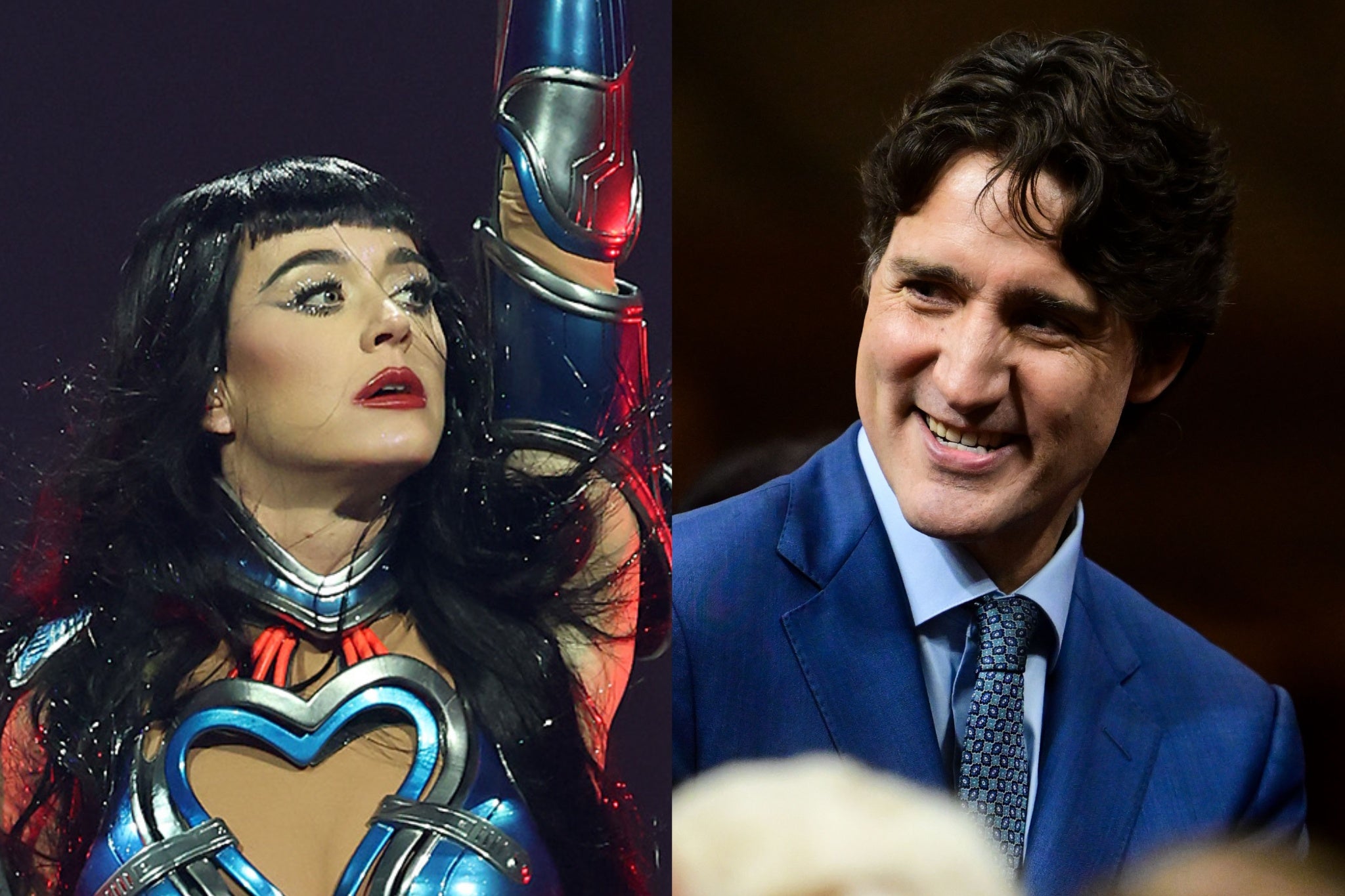 Katy Perry performed in Montreal and Justin Trudeau was in attendance
