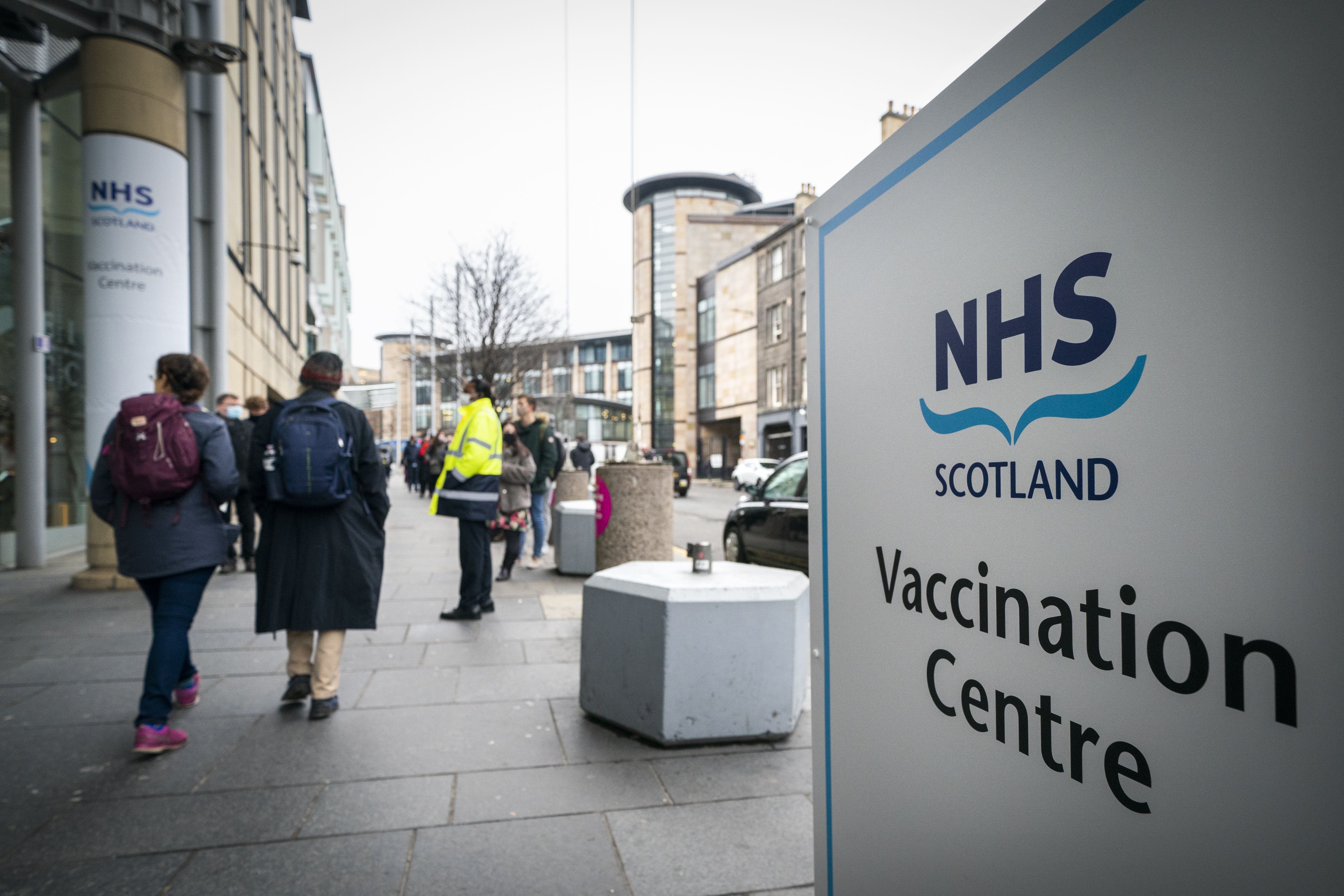 Josep Bofill Blanch met the woman while working at a vaccination centre in Aberdeenshire (Jane Barlow/PA Archive)