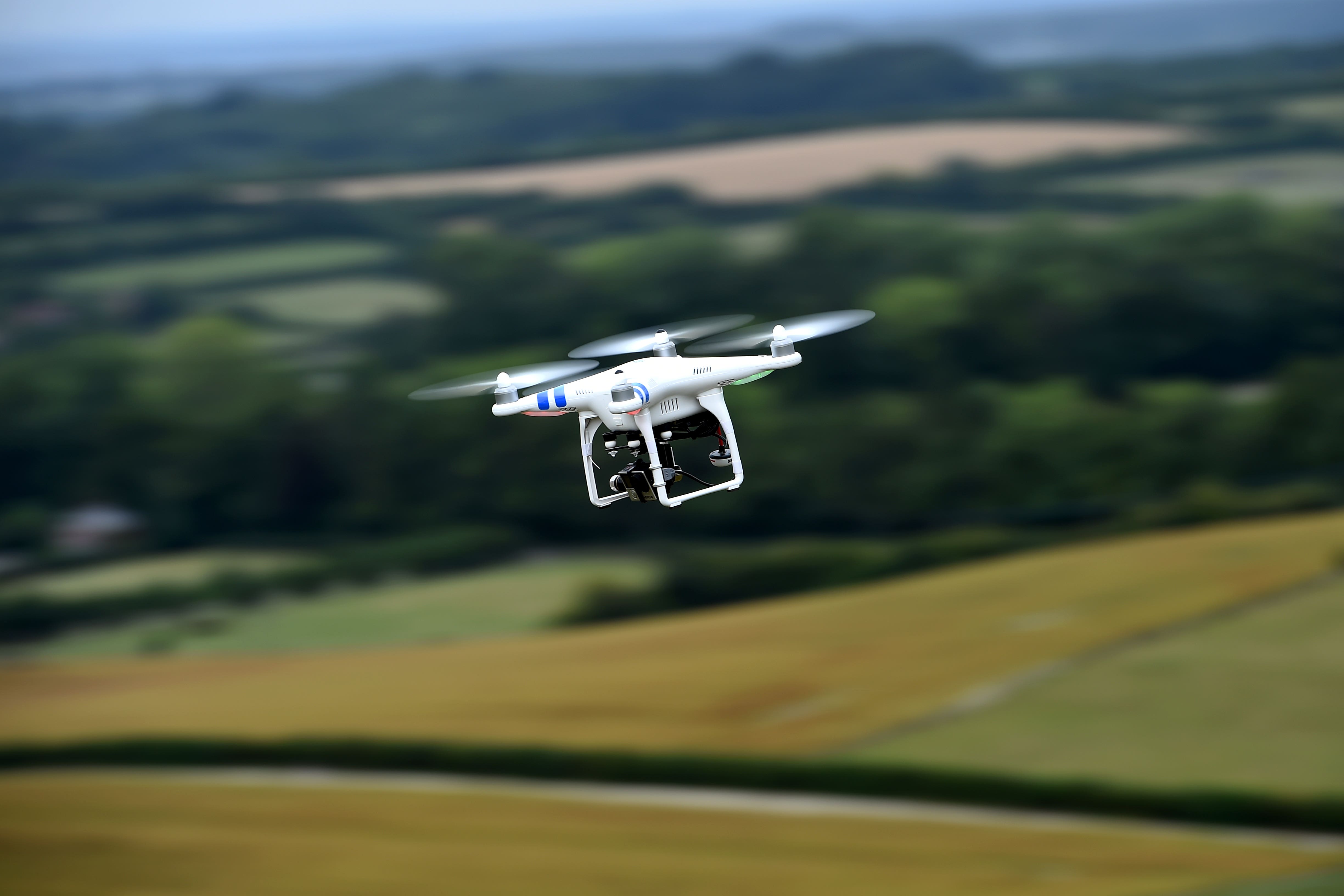 Incidents of drones are increasing around jails because the Ministry of Justice is intended to deal with increase (Andrew Mathews/PA)