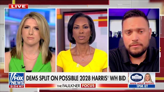 <p>Fox News anchor Harris Faulkner appeared a bit flustered when her guest pointed out Trump's cratering poll numbers on inflation — including one that was part of her own network's survey.</p>