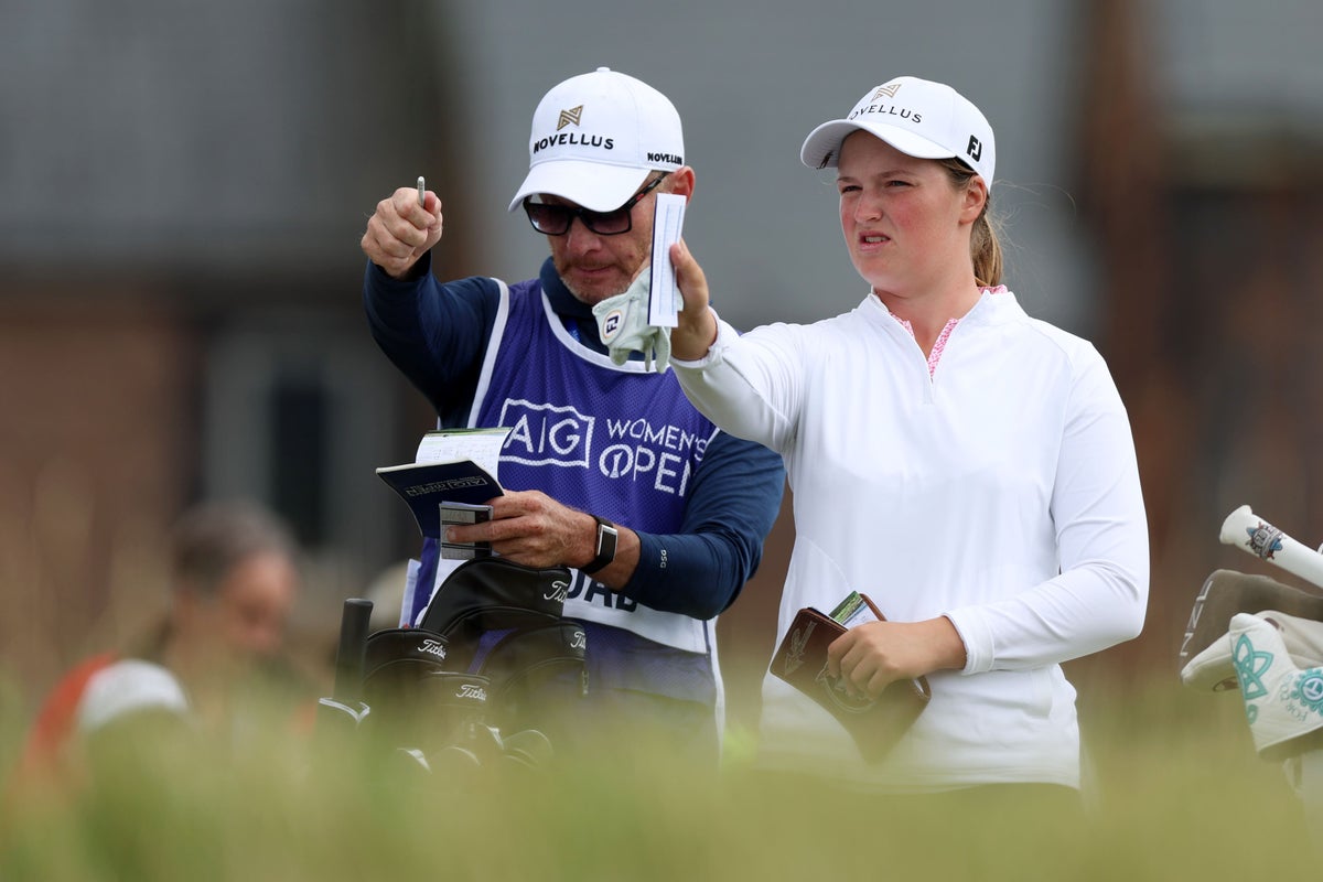 Lottie Woad five shots off pace after AIG Women’s Open first round