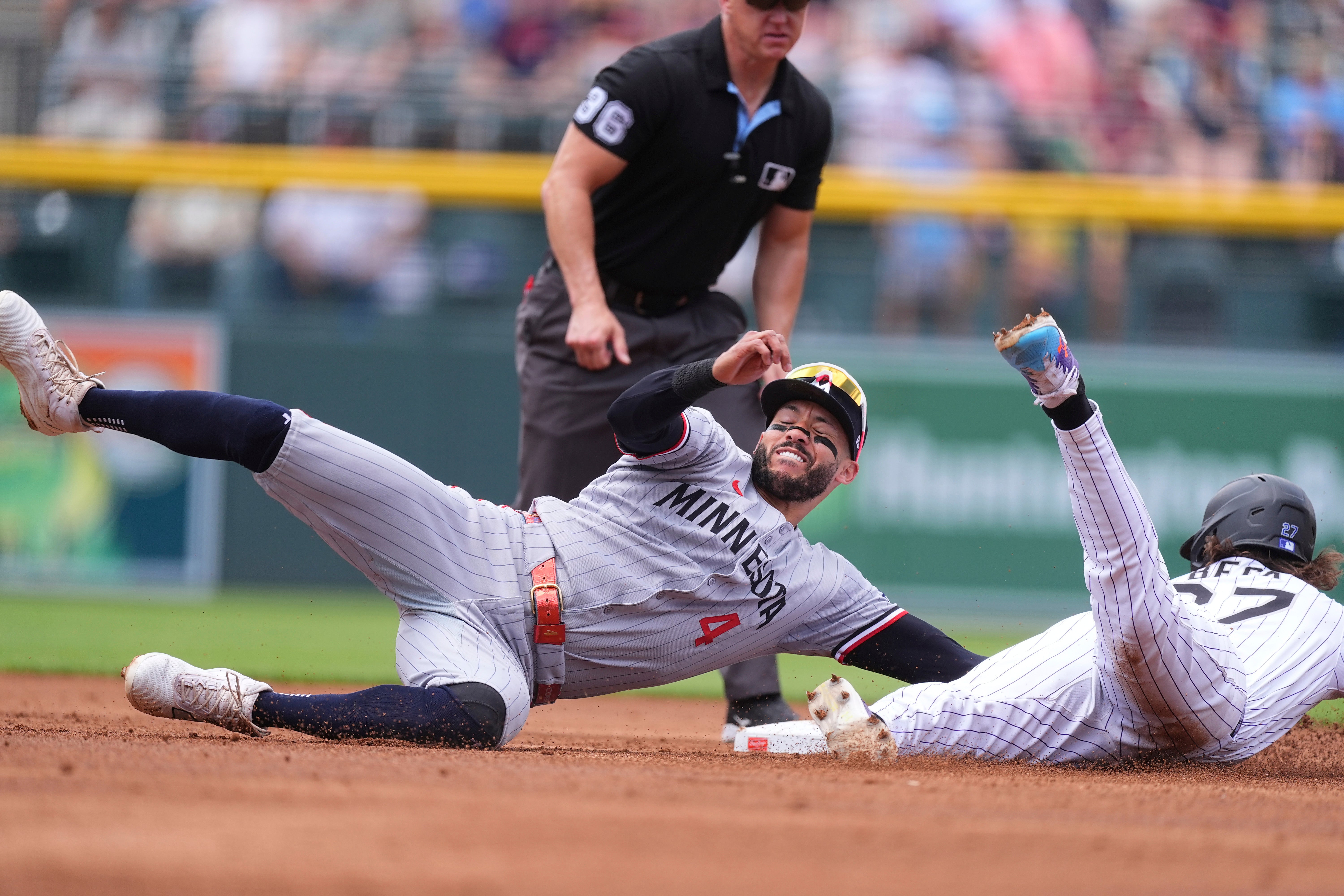 Twins Rockies Baseball