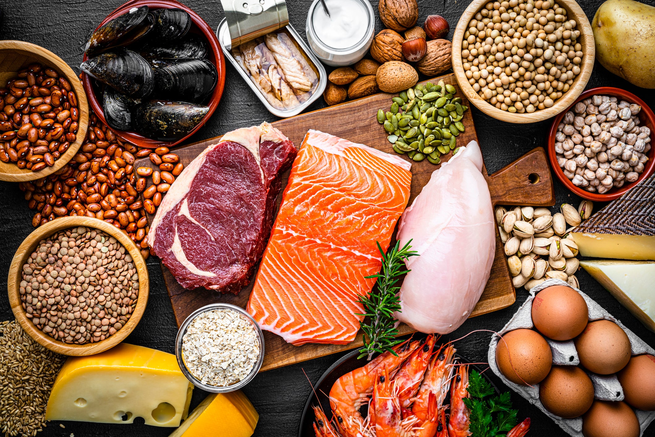 Once upon a time, we got our protein from meat, fish, dairy and pulses