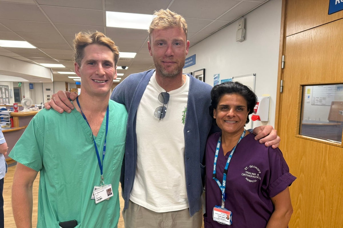 Flintoff Thanks NHS For Severe Crash Recovery
