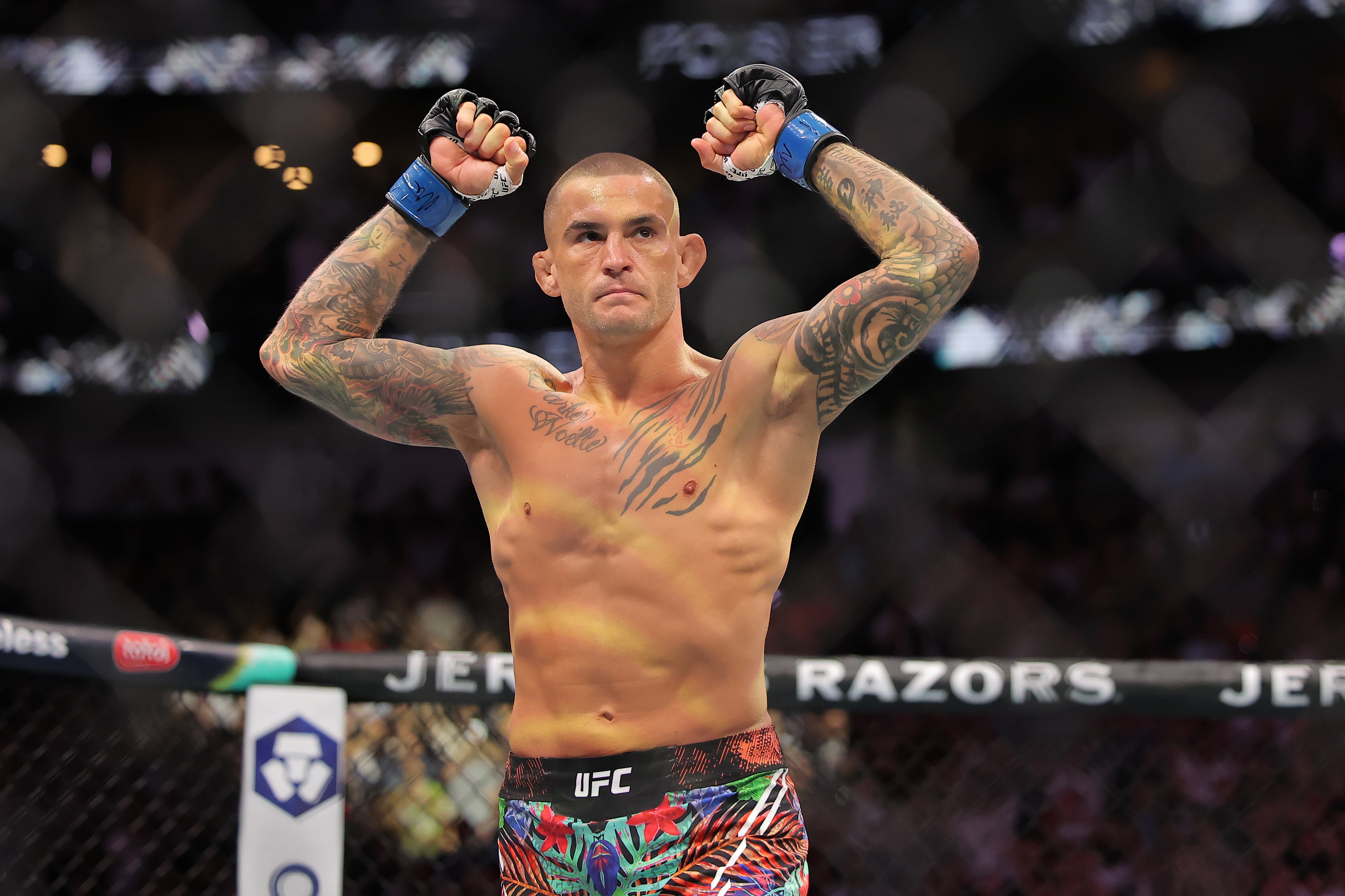 <p>Dustin Poirier retired with a loss to Max Holloway, in Poirier's home state of Louisiana</p>