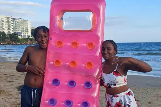 <p>Ameiya (13) and Ricardo Junior (11) Del Brocco drowned on a Spanish beach on Tuesday evening</p>