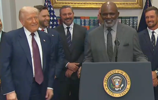 NFL star tells Trump he has no idea why he’s at the White House