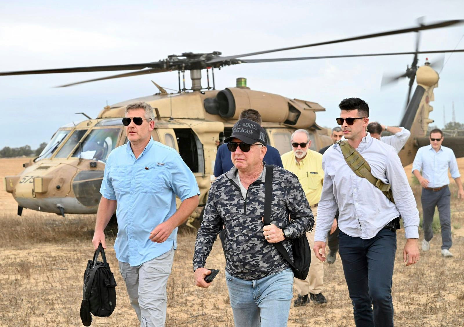 It was the first such visit by a top White House official to Gaza since the war began