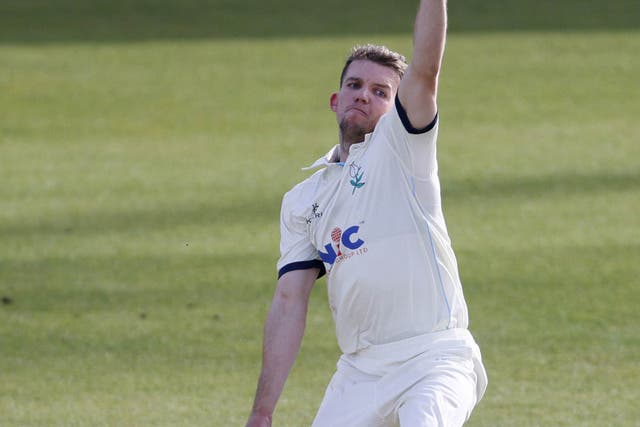 Matt Milnes helped Yorkshire beat Sussex (Richard Sellers/PA)