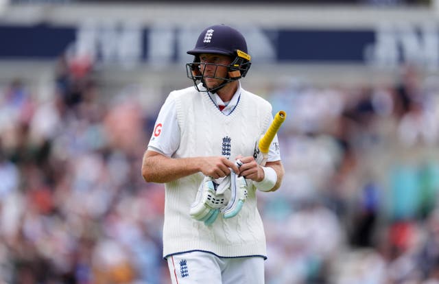 <p>Joe Root was uncharacteristically irate while in bat for England (Ben Whitley/PA)</p>