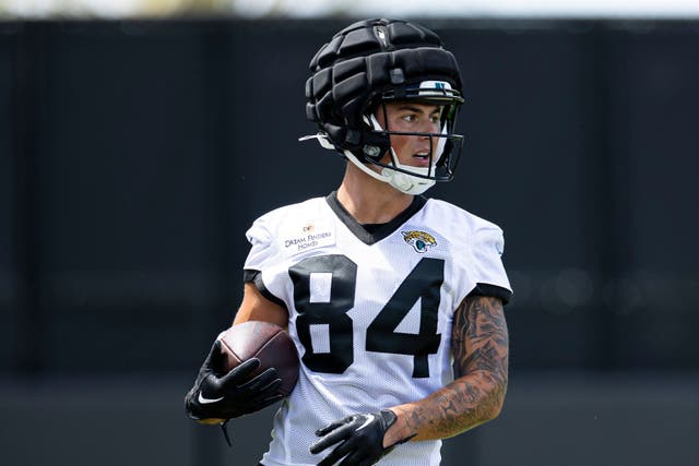 Louis Rees-Zammit is hoping to rekindle his international rugby union career with Wales (Jacksonville Jaguars handout)