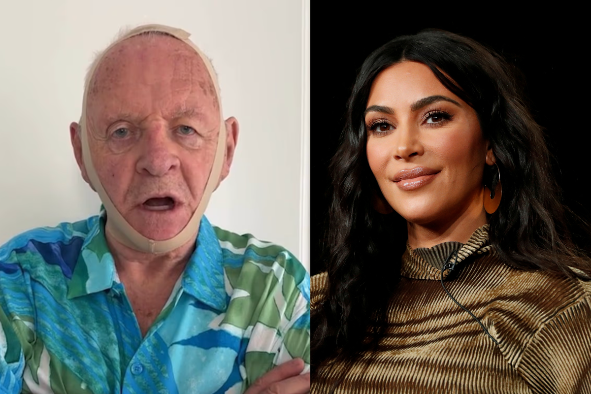 Anthony Hopkins channels Hannibal Lecter in an unlikely Kim Kardashian endorsement
