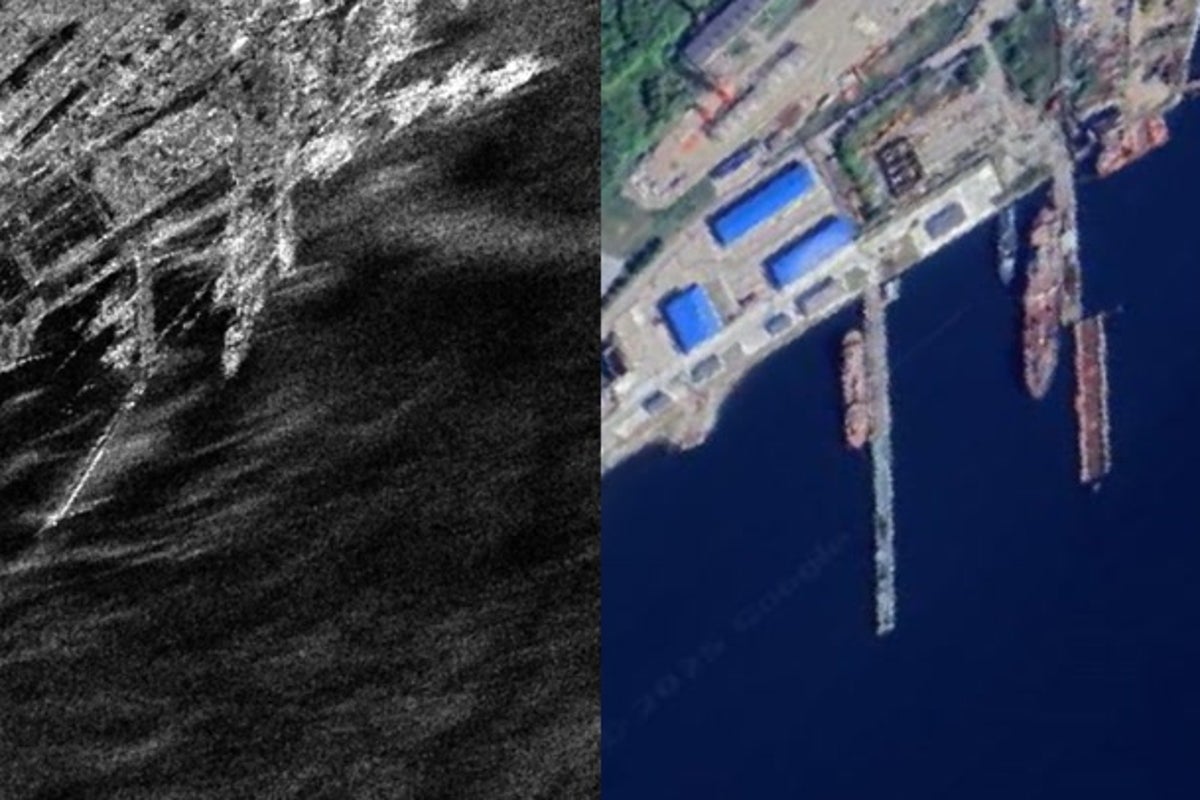 Satellite images suggest tsunami damage at Russian nuclear submarine base