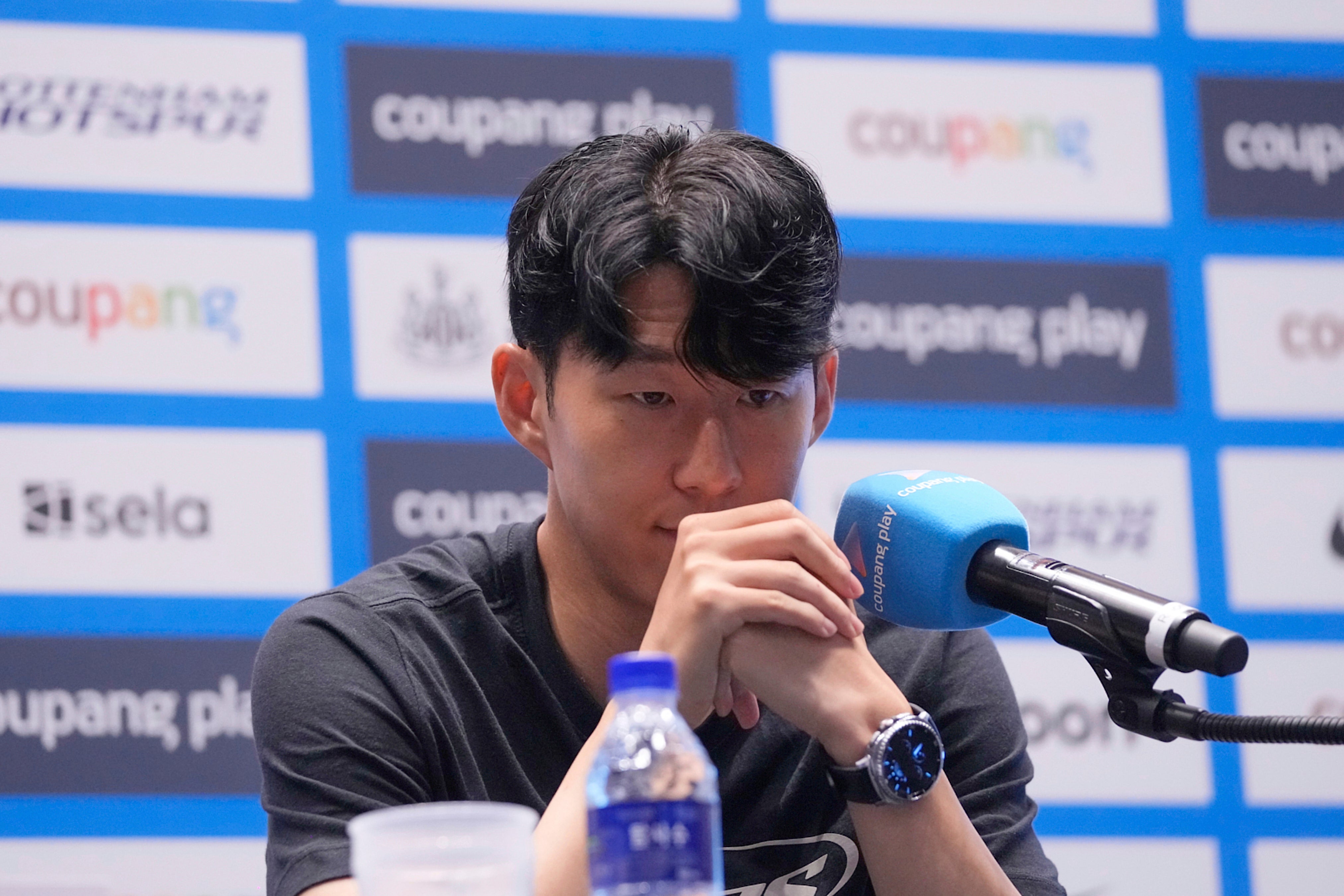 An emotional Son Heung Min has confirmed he is leaving Spurs