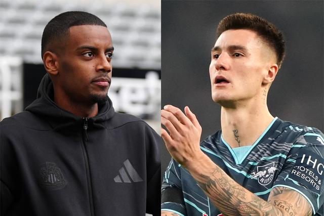 The Alexander Isak and Benjamin Sesko situations are up in the air (PA)