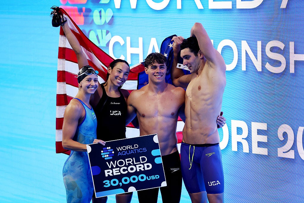 The US team set a new world record