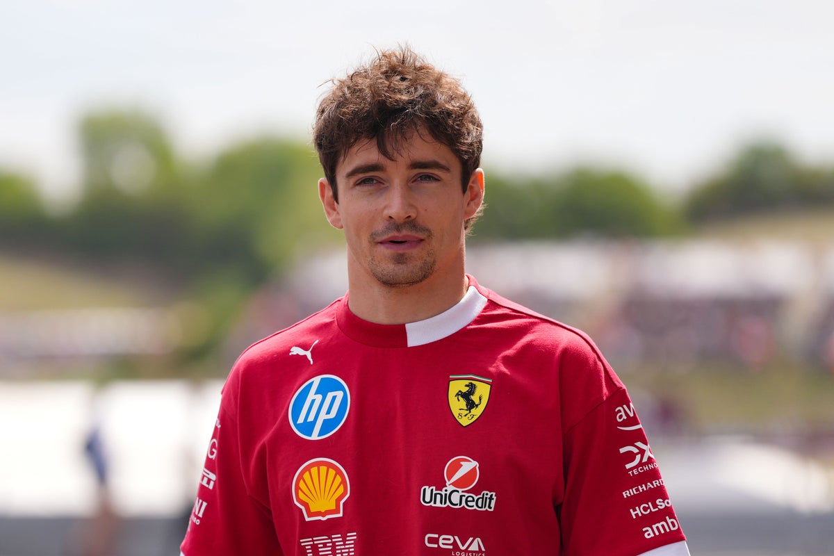 Charles Leclerc edges out McLarens to claim pole position in Hungary