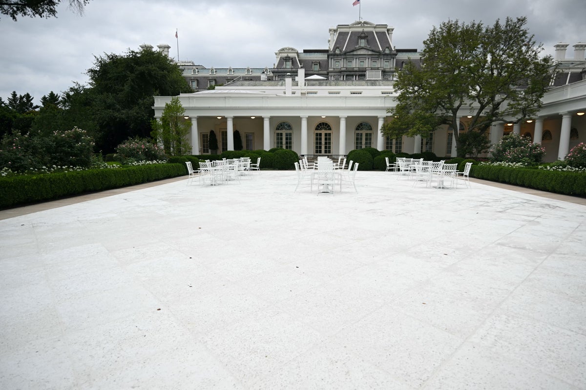 Trump’s Rose Garden redesign is in. And critics aren’t impressed Trump’s Rose Garden redesign is in. And critics aren’t impressed