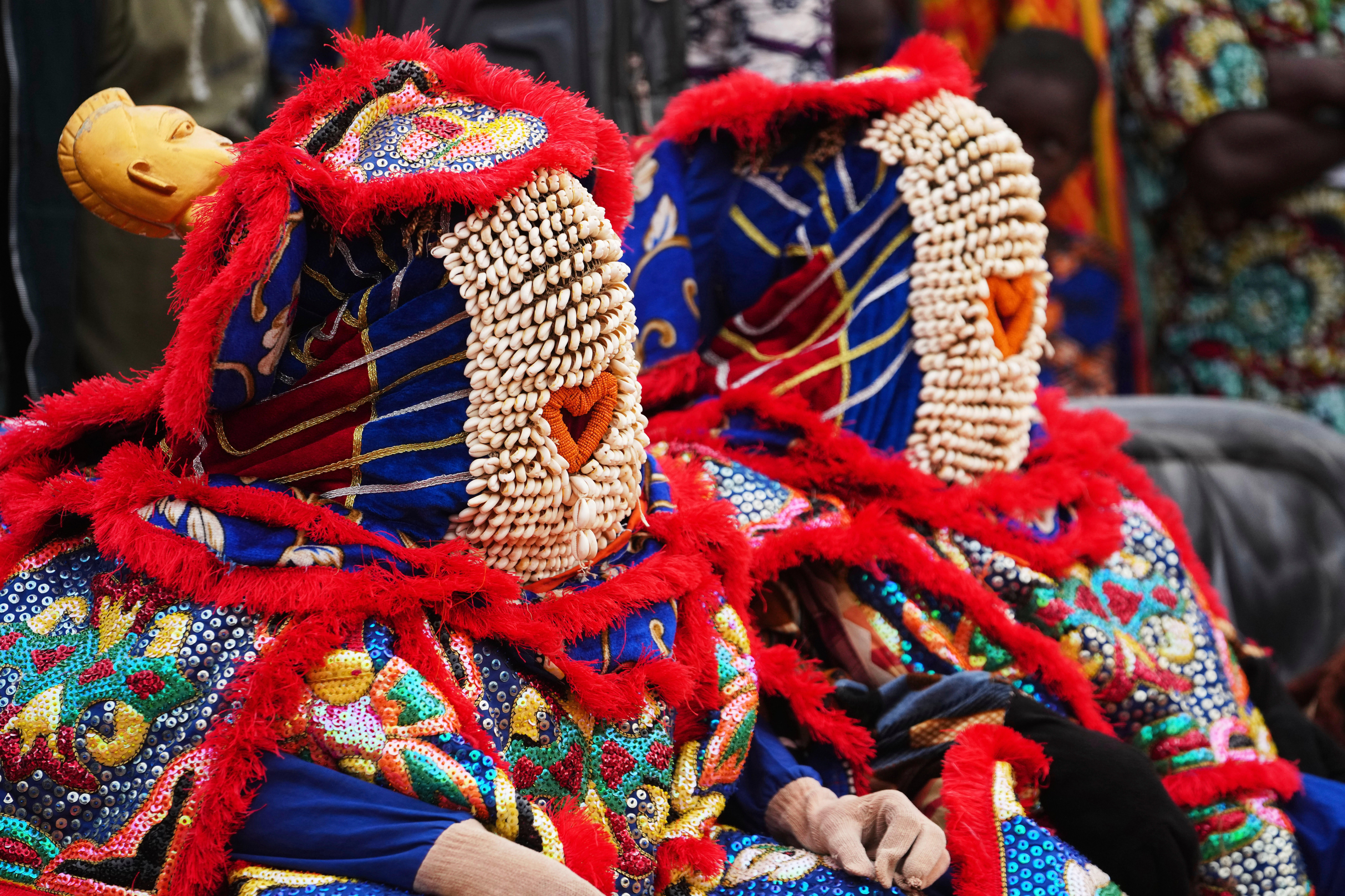 APTOPIX Benin Mask Festival