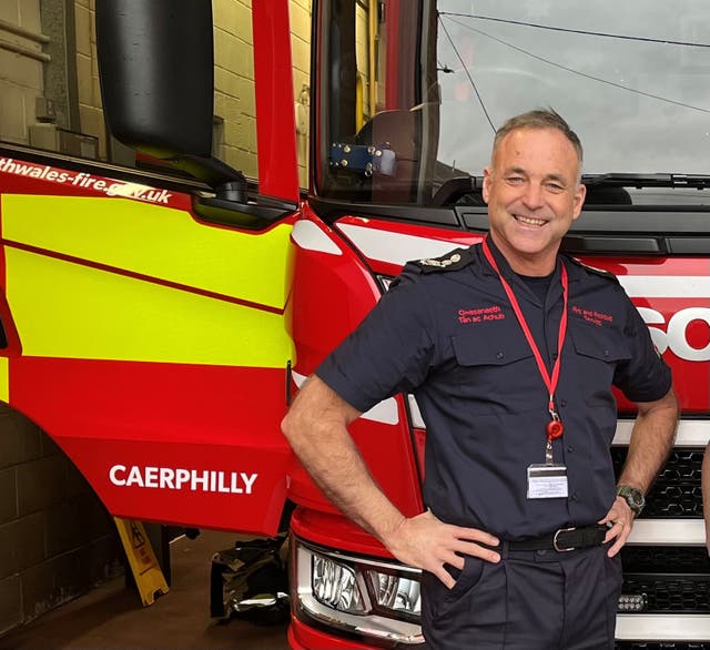 <p>Air Vice-Marshal Fin Monahan, chief fire officer for South Wales Fire and Rescue Service</p>