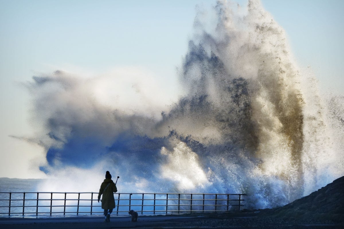Storm Floris – latest: Trains and ferries cancelled as ‘danger to life’ warning issued for parts of UK