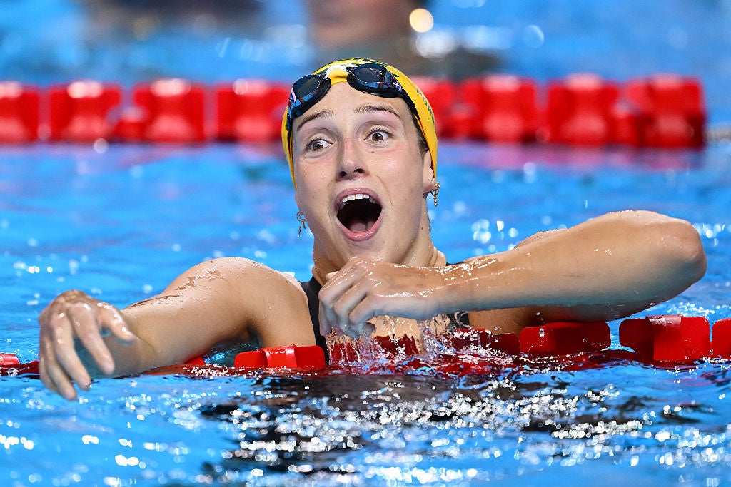 Jenna Forrester was delighted with silver behind Summer McIntosh