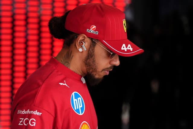 Lewis Hamilton continued to lay out his frustration (Bradley Collyer/PA)