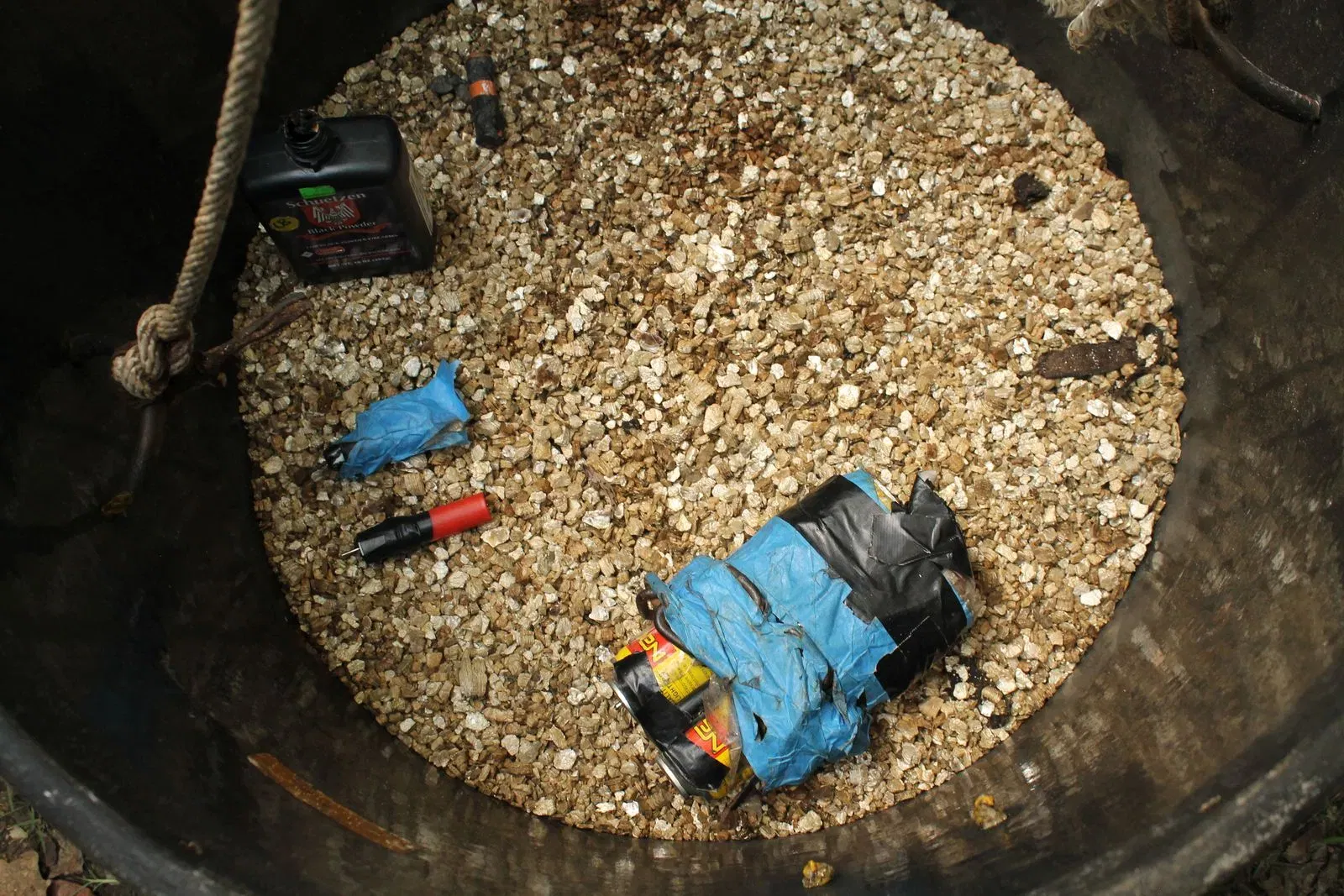 Explosives allegedly found at O'Neal's home.