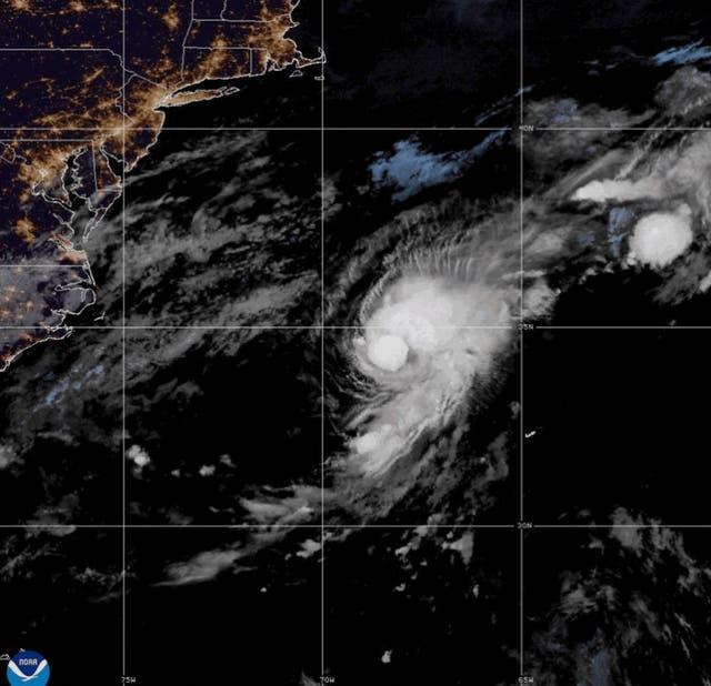 <p>Storm Dexter is expected to turn east-northeast over the next few days</p>