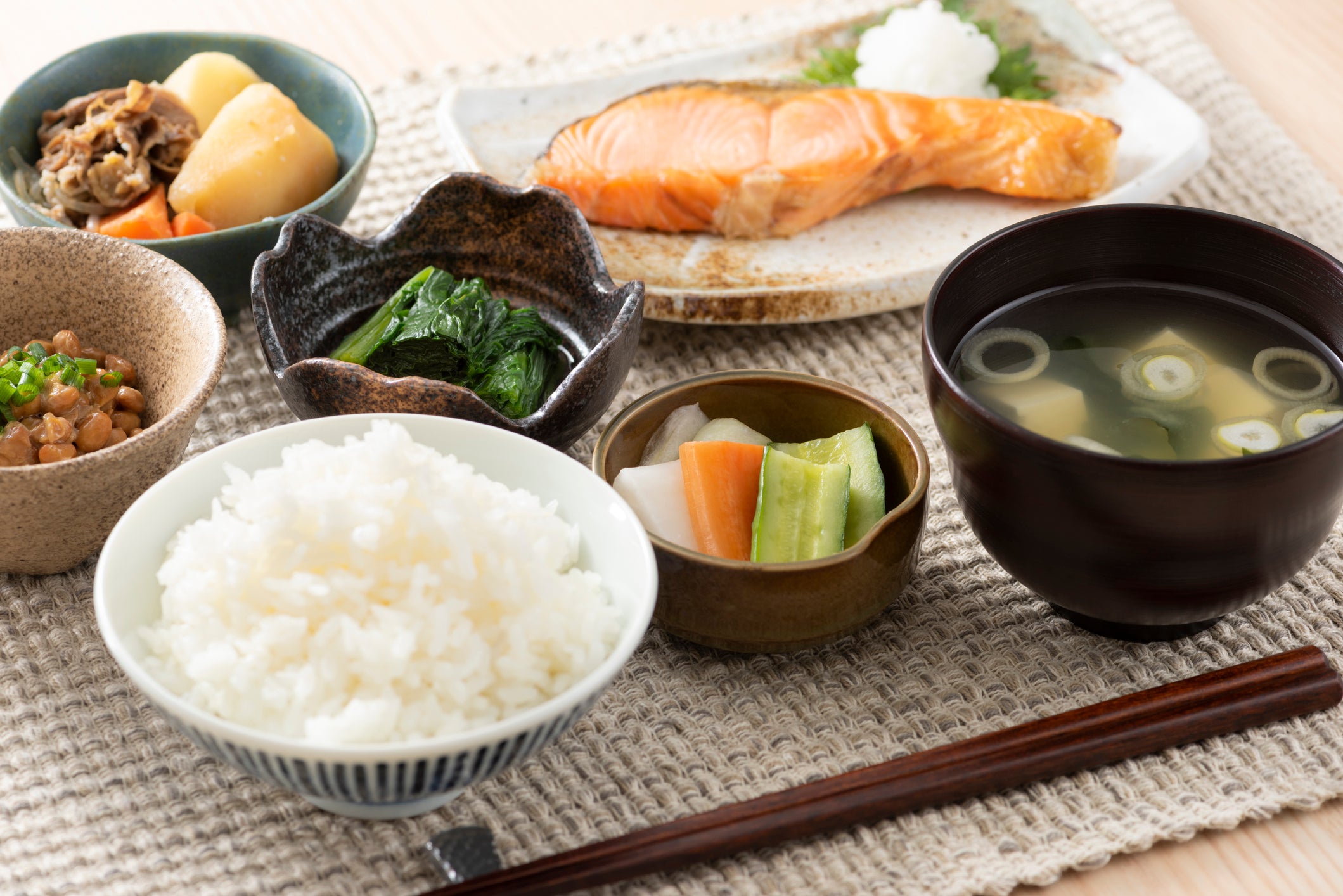 The Japanese diet has favoured wholefoods for centuries