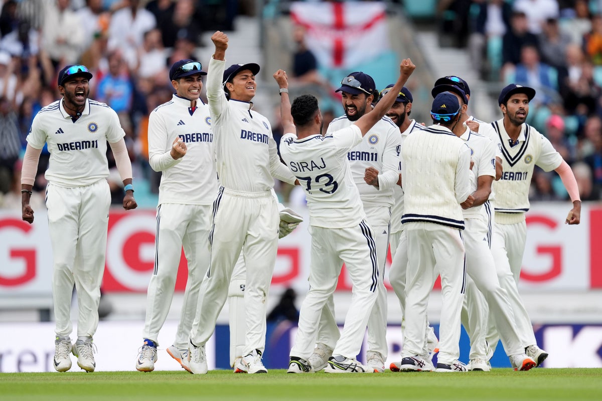 India Wins Narrow 6-Run Test at Oval to Draw England Series 2-2