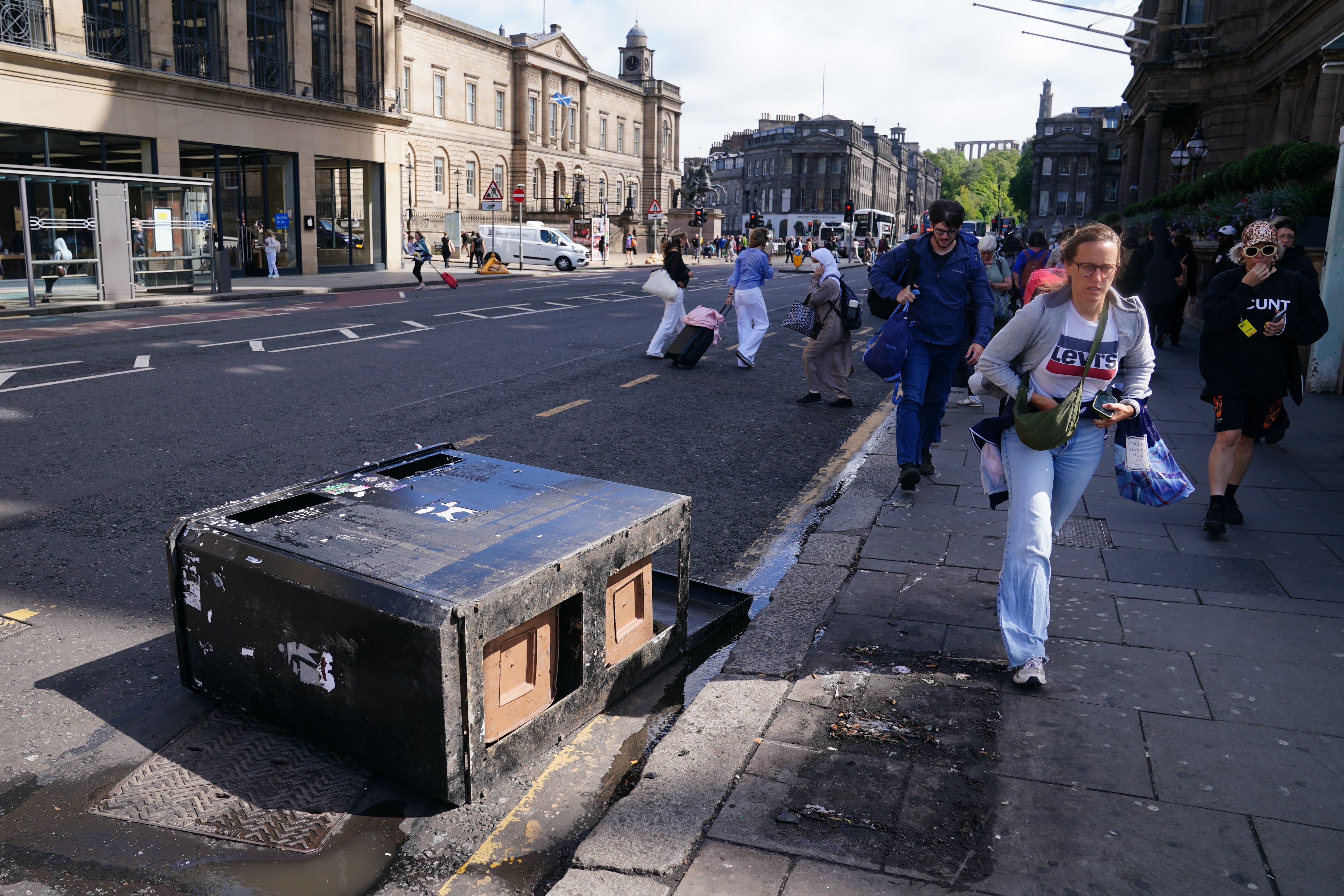 Storm Floris has brought high winds to Scotland (Jane Barlow/PA)