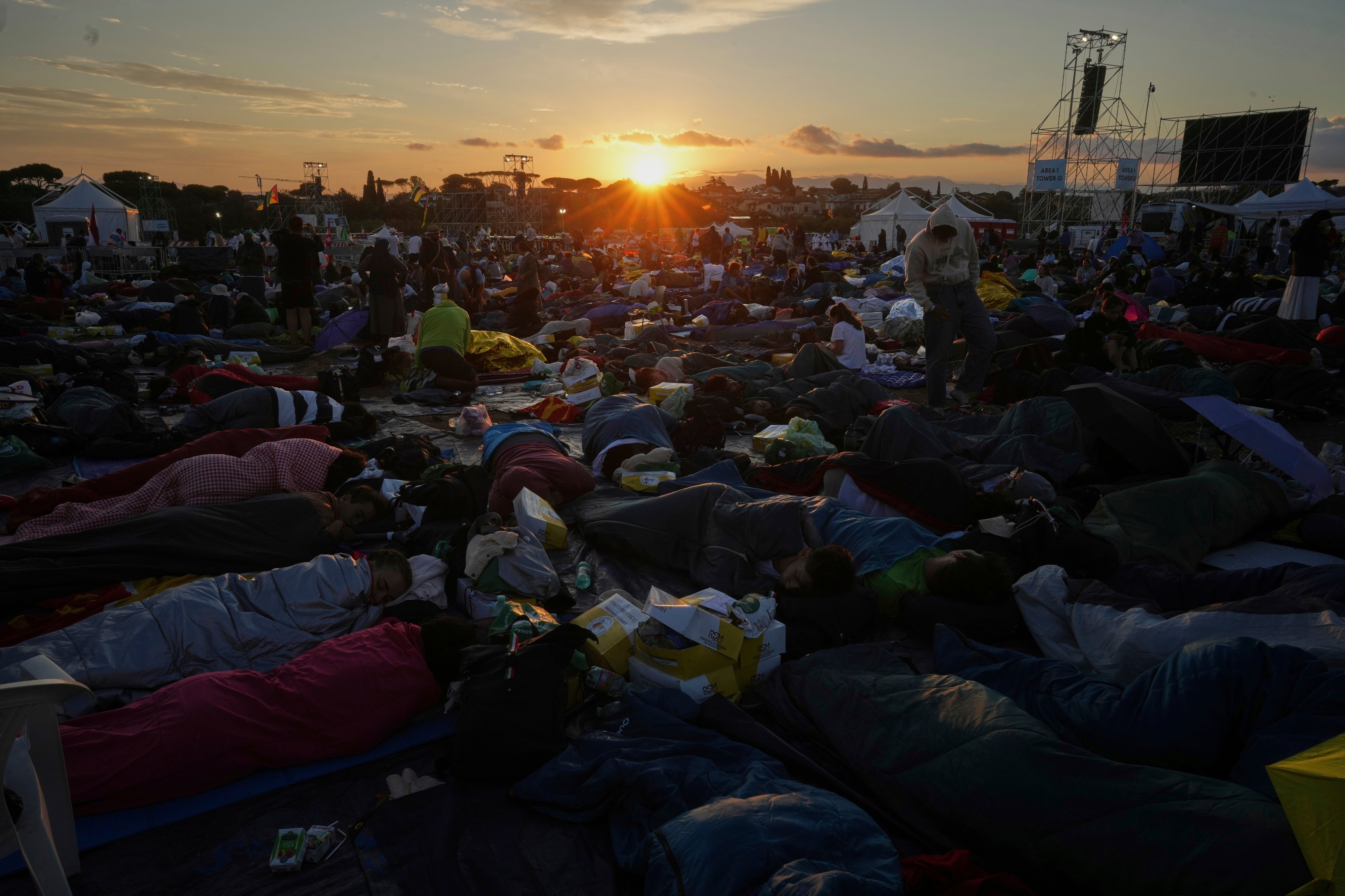 APTOPIX Italy Youths Jubilee