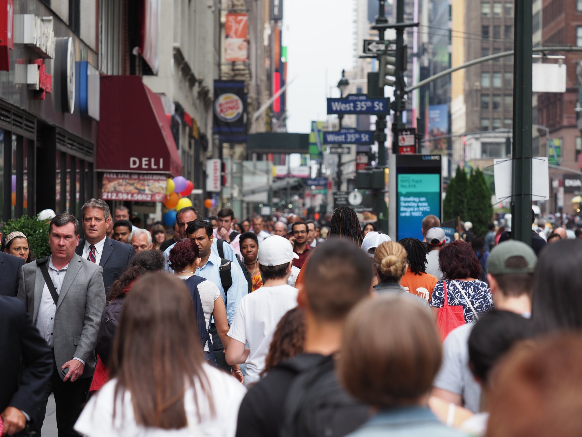 Tourists fail to fit in with the rhythm of the city while walking around, say locals