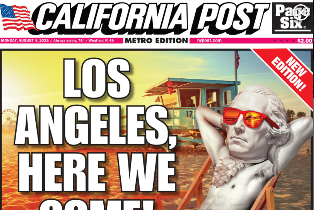 New York Post goes Hollywood as tabloid branches out to ‘jaded’ California
