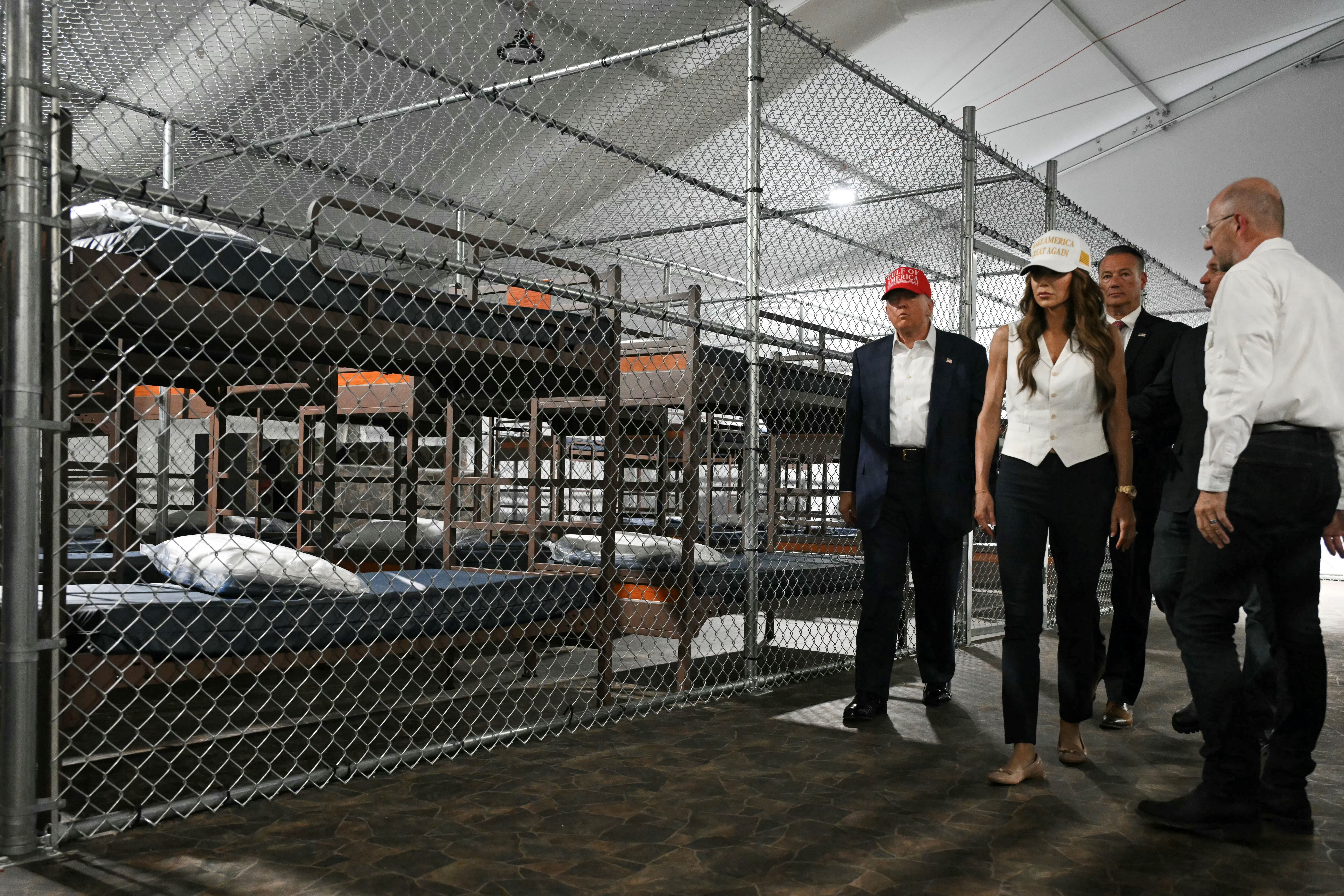 Homeland Security Secretary Kristi Noem wants to boost deportation ‘efficiency’ with state-run, Alligator Alcatraz-like detention centers near airports across the US