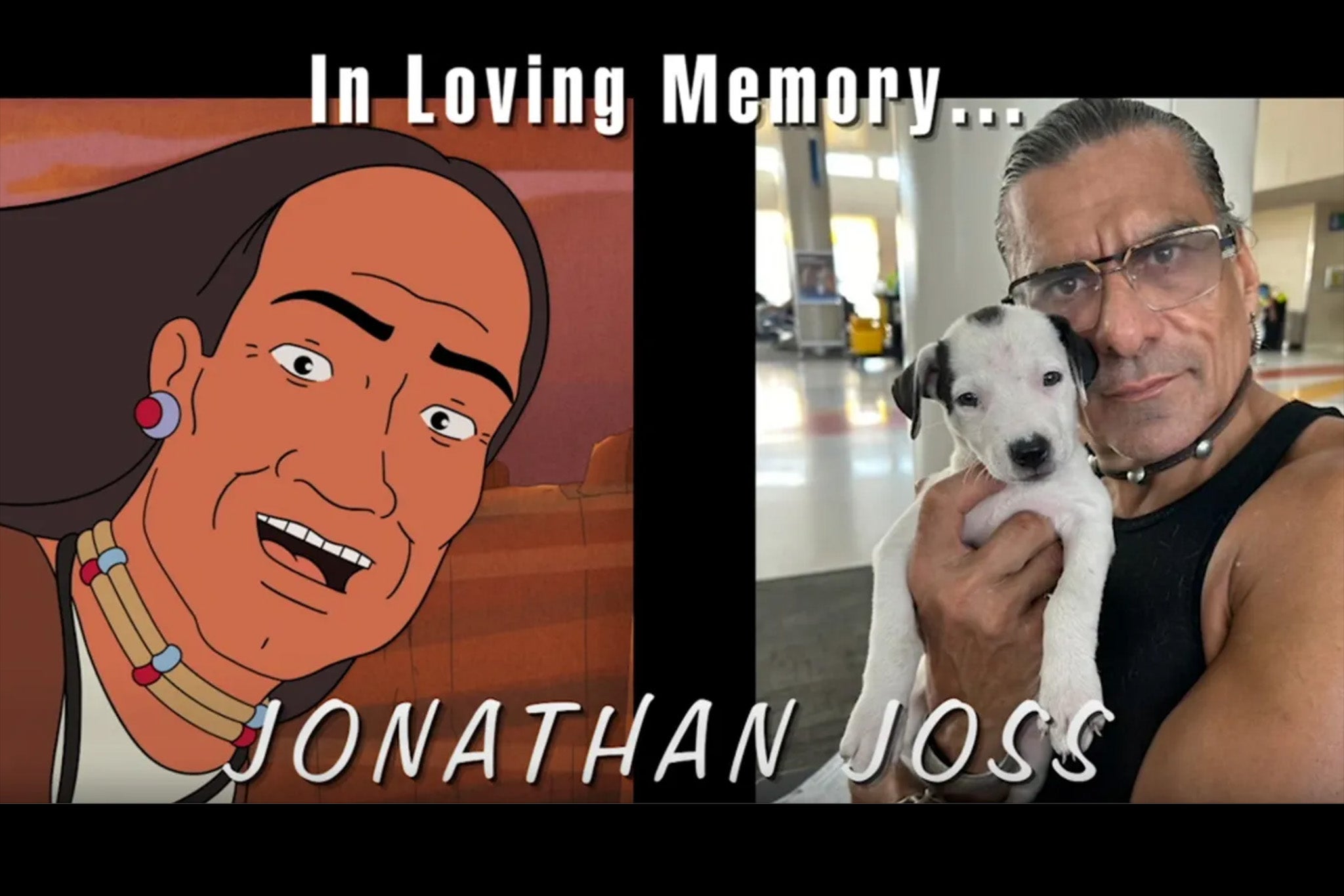 The tribute to Jonathan Joss that appears at the end of the 14th season of ‘King of the Hill’