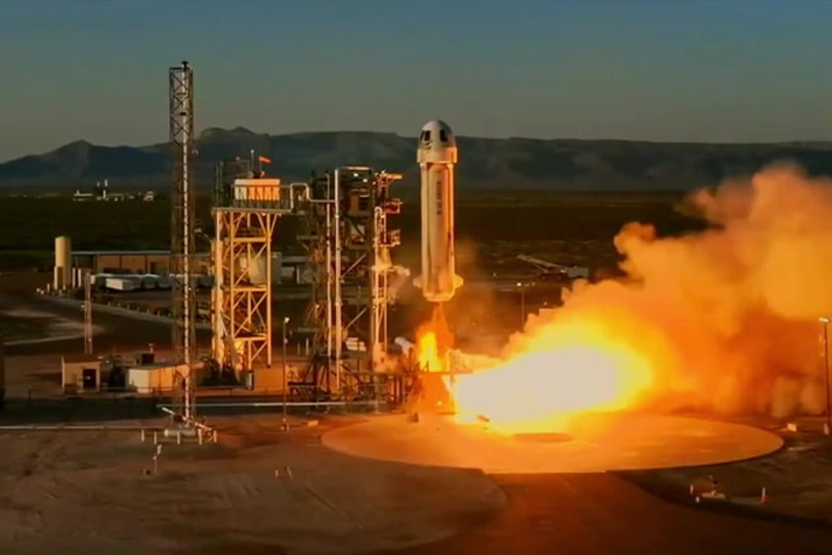 Jeff Bezos’ Blue Origin takes 80-year-old adventurer on flight into space