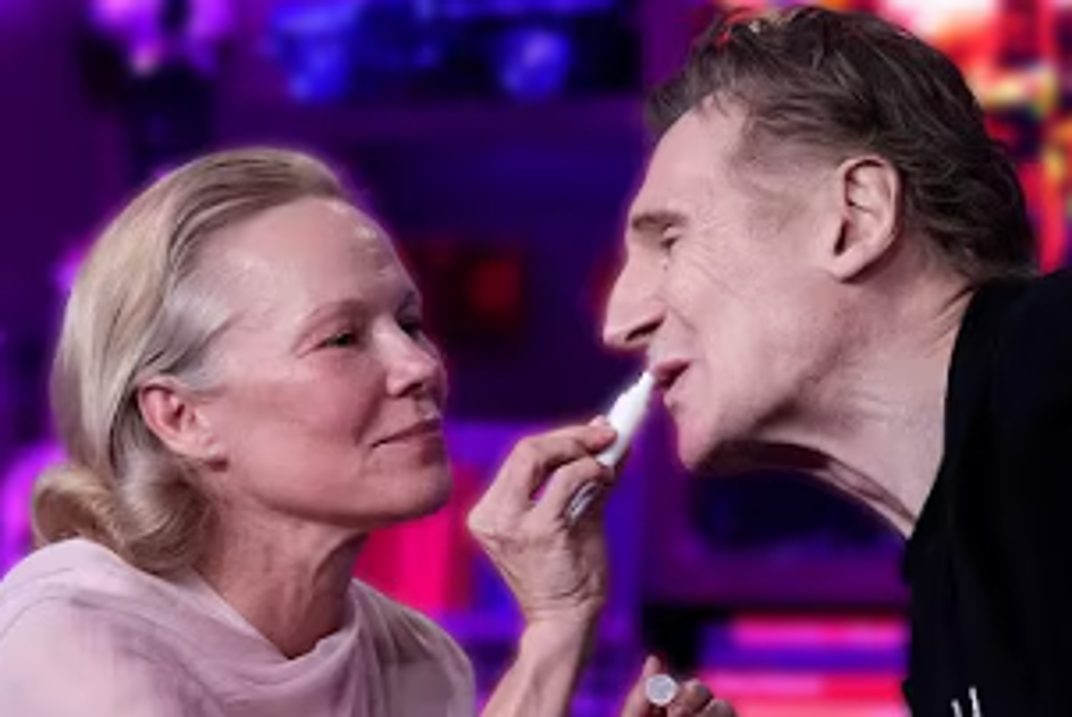 Liam Neeson’s son gives seal of approval to dad’s relationship with Pamela Anderson