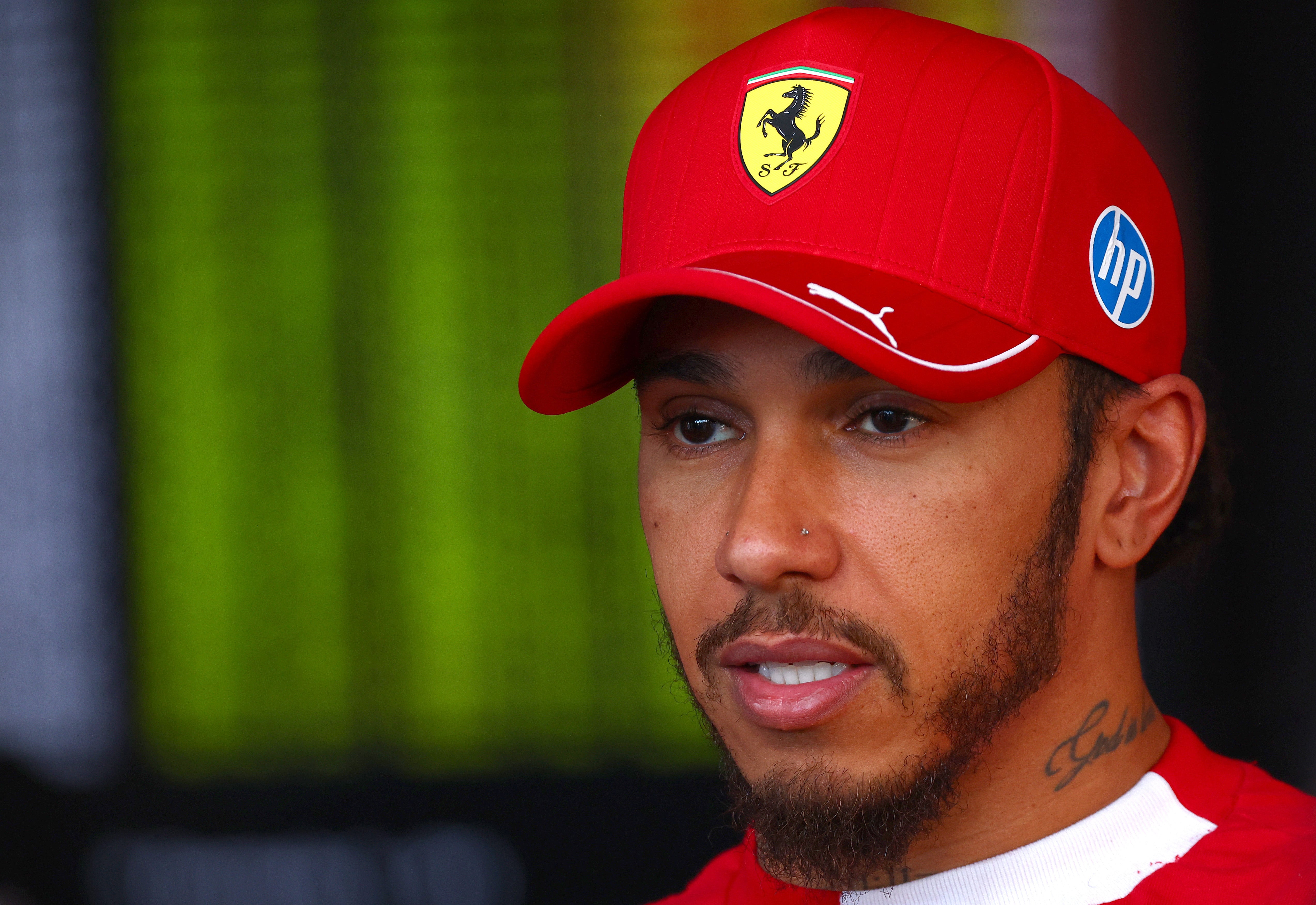 Lewis Hamilton is yet to finish on the podium for Ferrari
