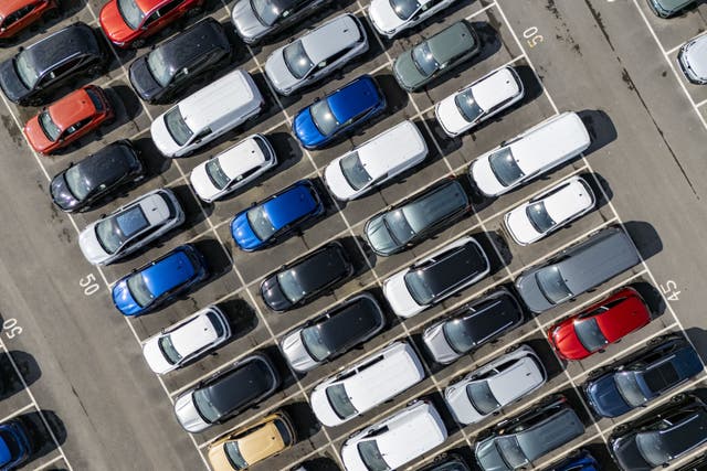 New car registrations stalled in July (Ben Birchall/PA)