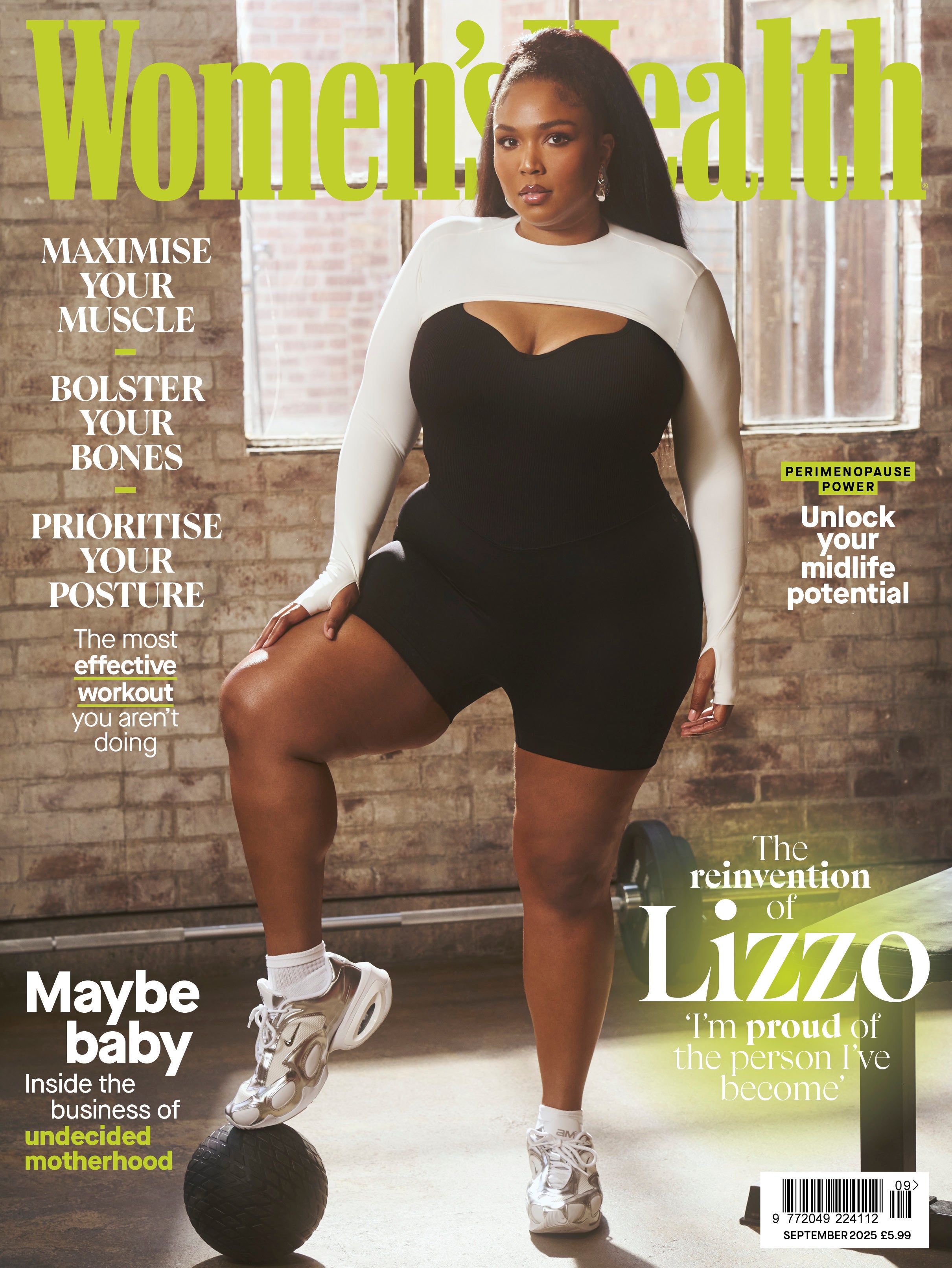 Lizzo on the cover of Women’s Health this month